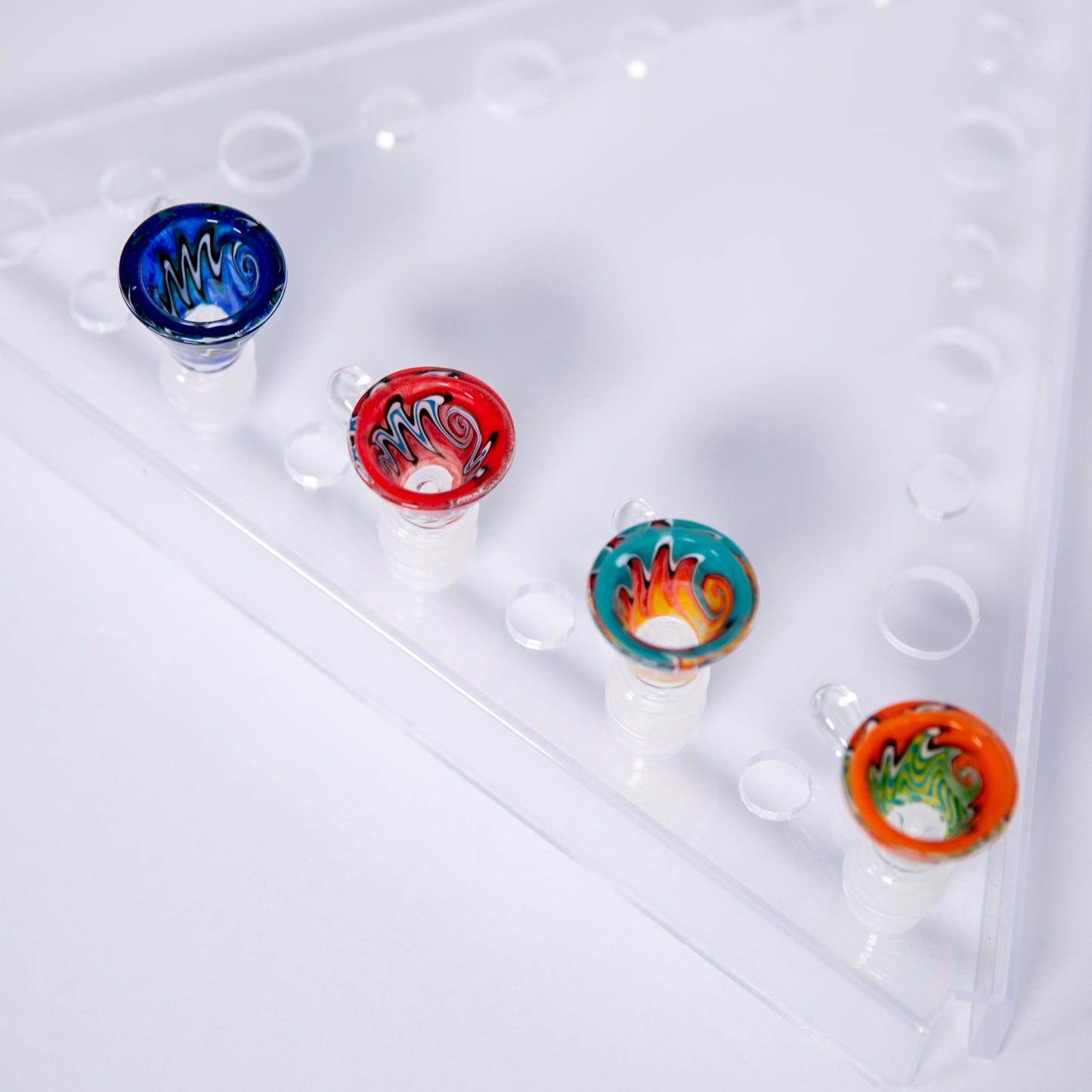 14mm Multi-colored Glass Bowl