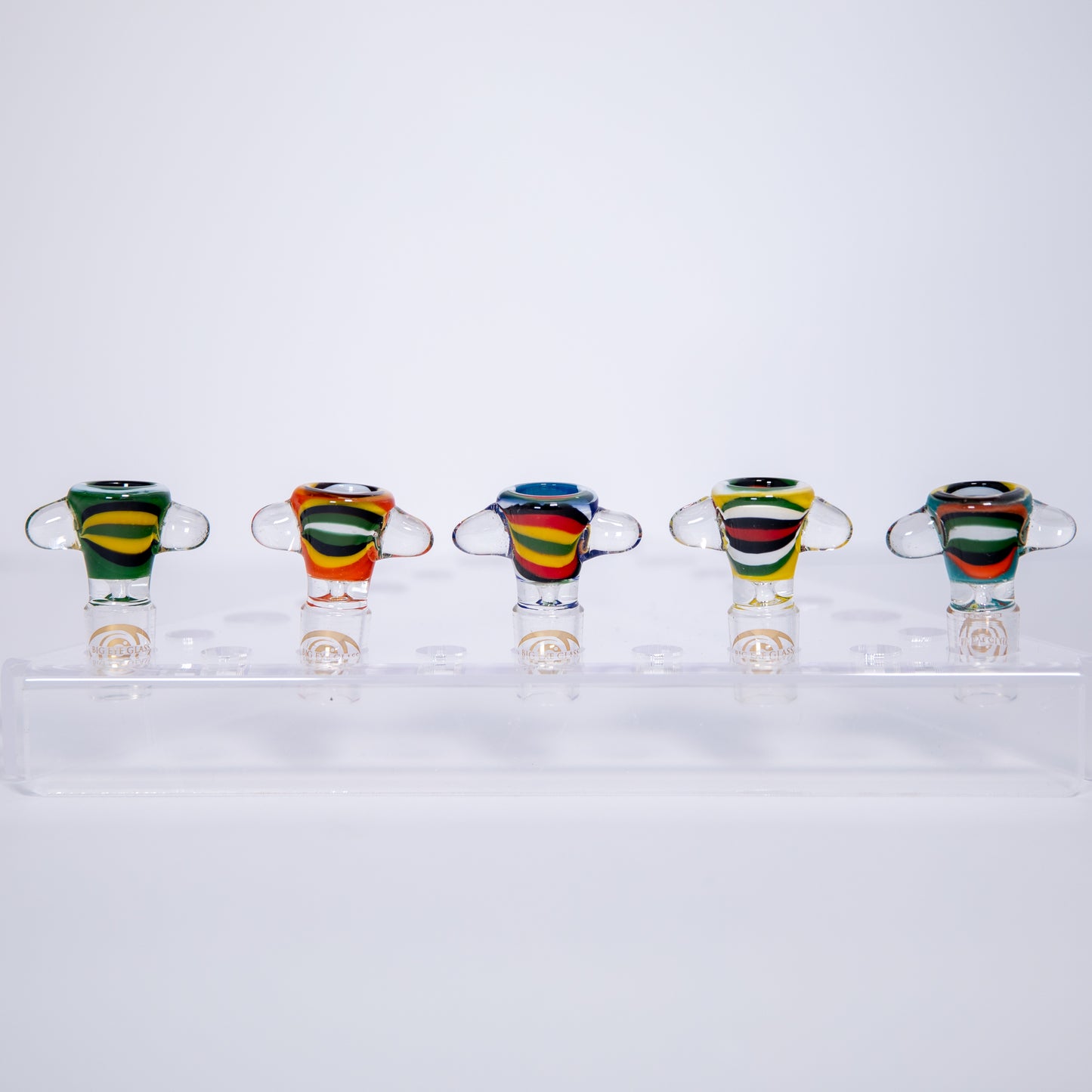 Sunrise Swirl 14mm Bowl Assorted Colors