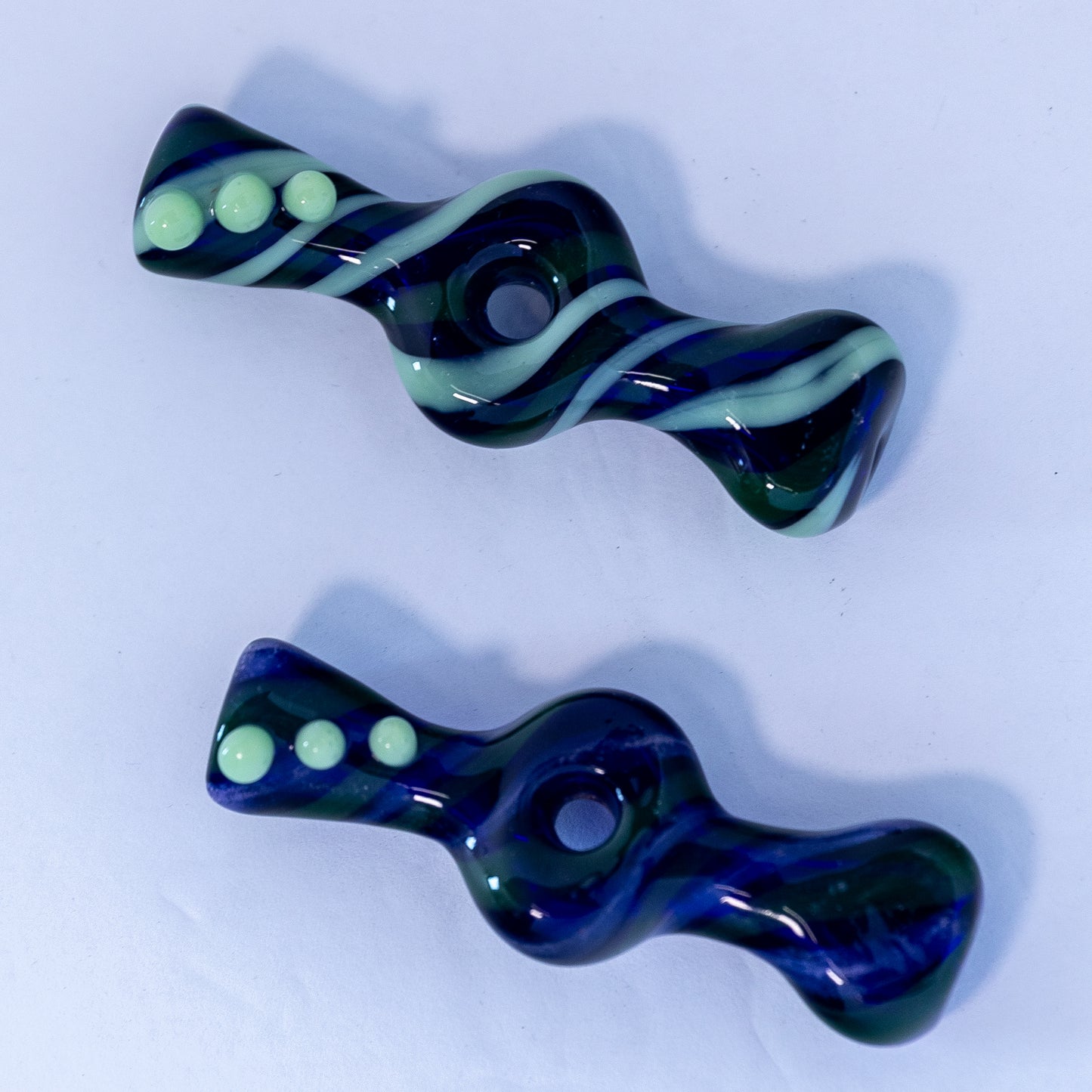 Blue Striped Chillum