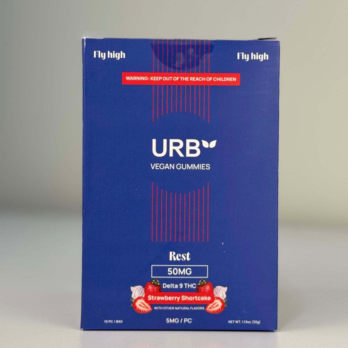 Fly High URB D9 THC Gummies 50mg