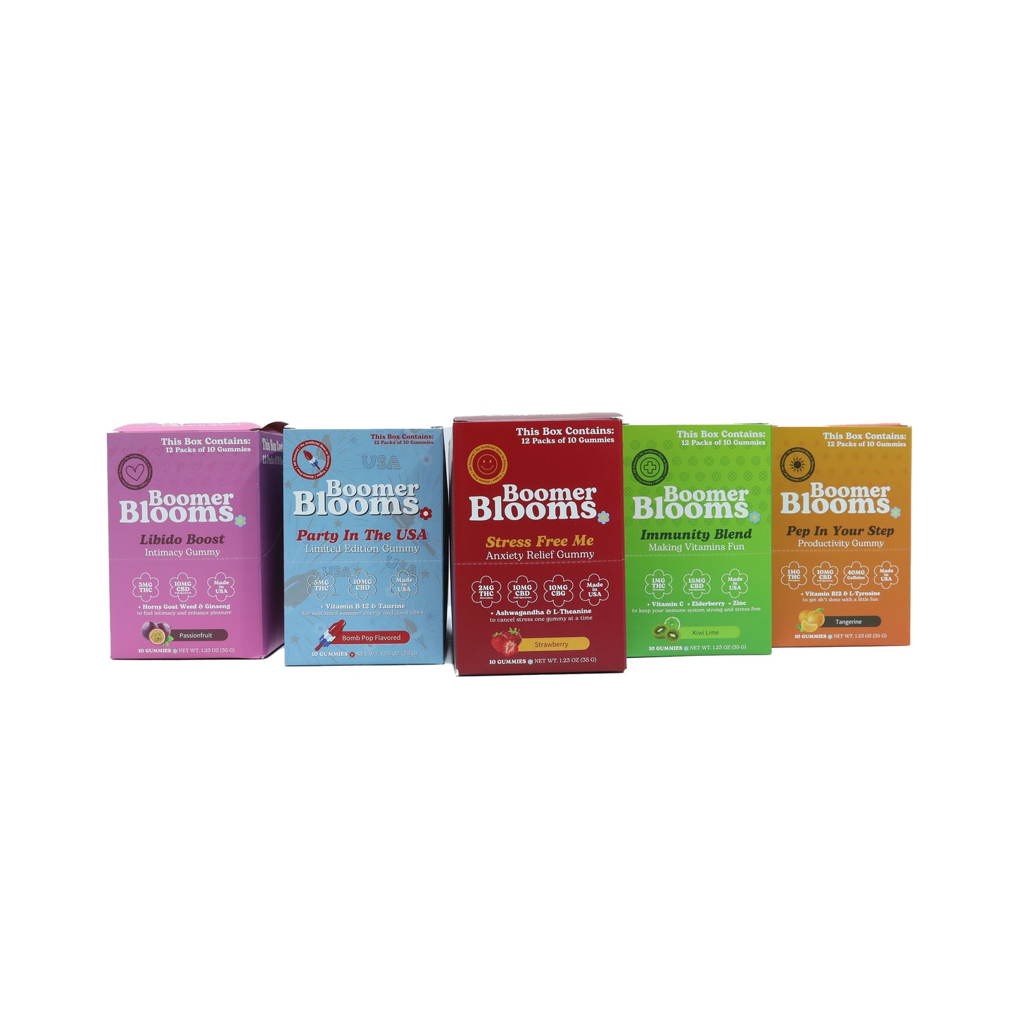Boomer Blooms Mushroom Gummies