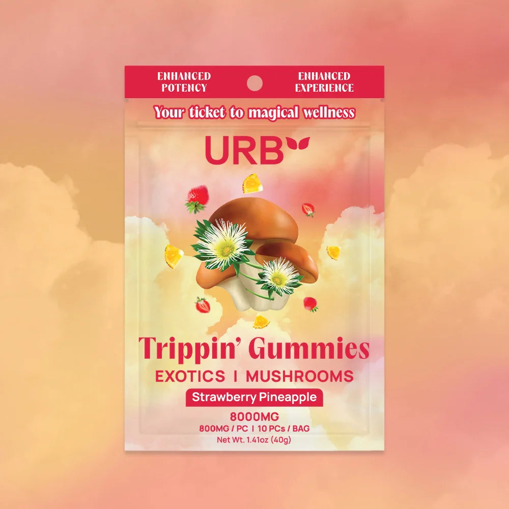 URB Trippin Mushroom Gummies - 10 CT, 8,000mg