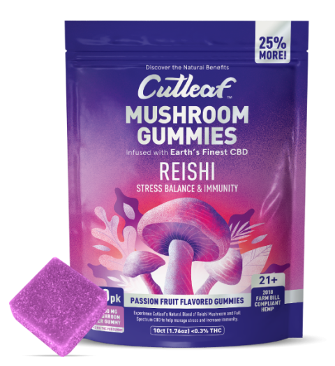 Cut Leaf Mushroom Gummies