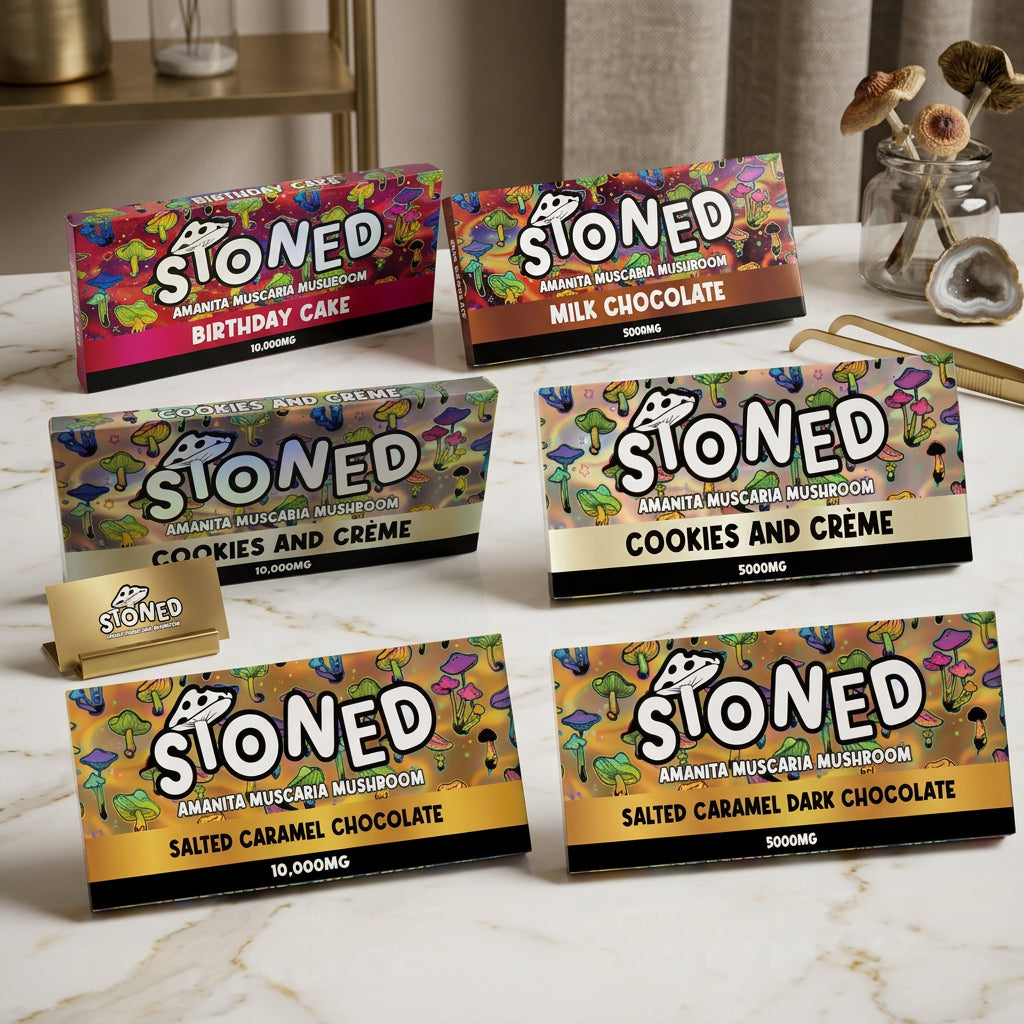 Mushroom Chocolate Bars by Stoned