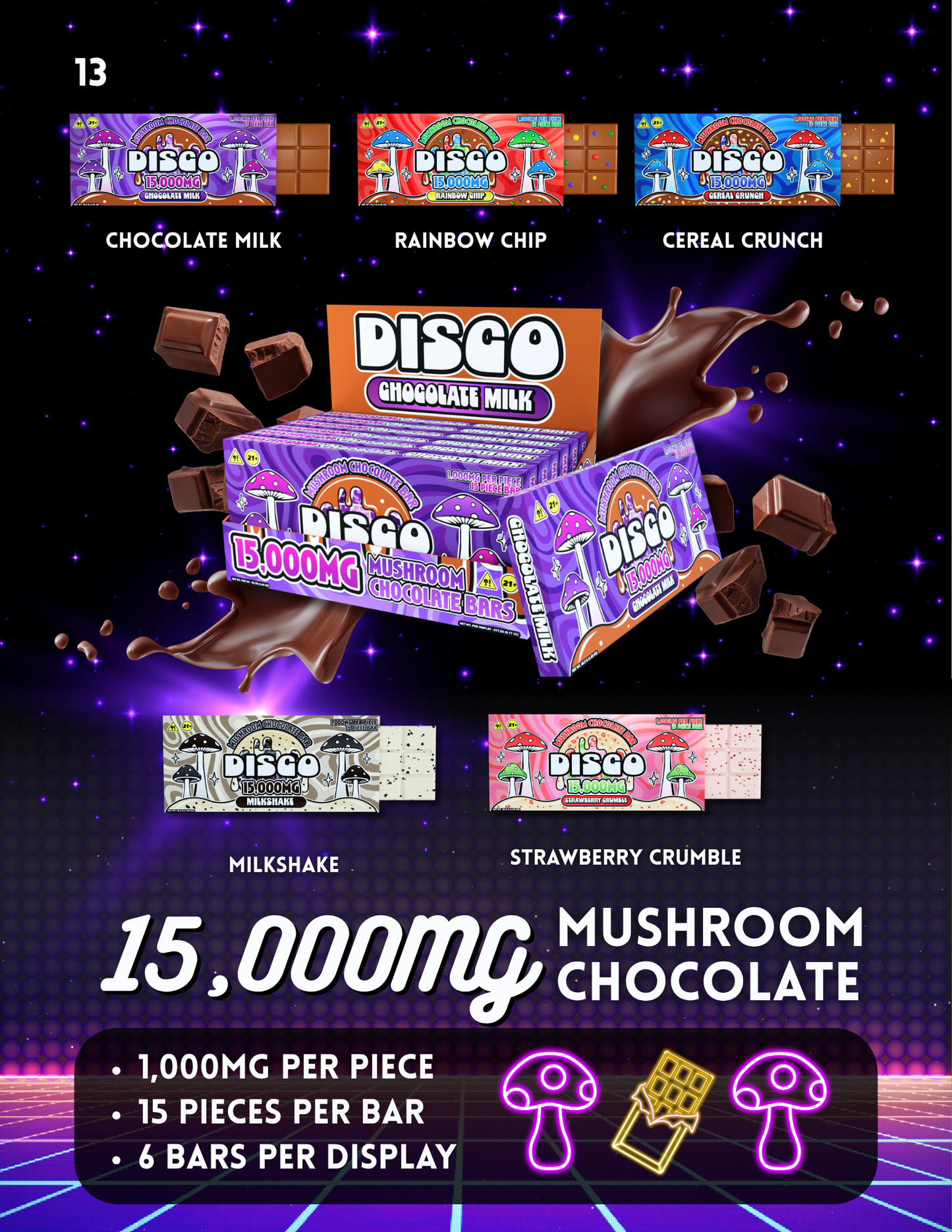 Chocolate Mushrooms - 15g