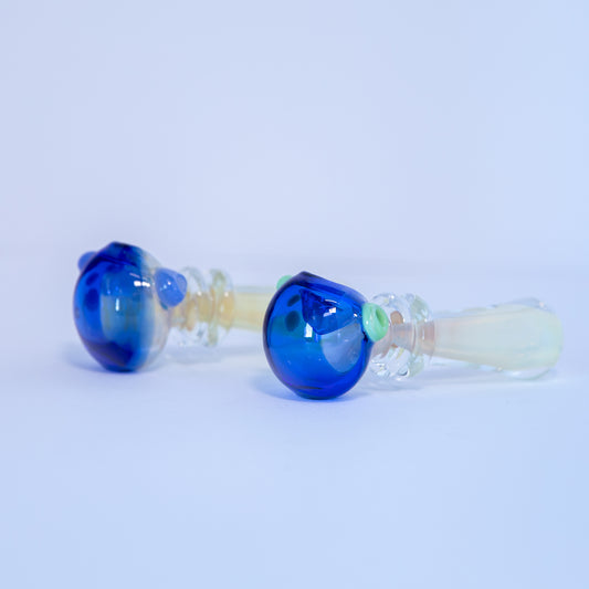 Clear Blue Bowl