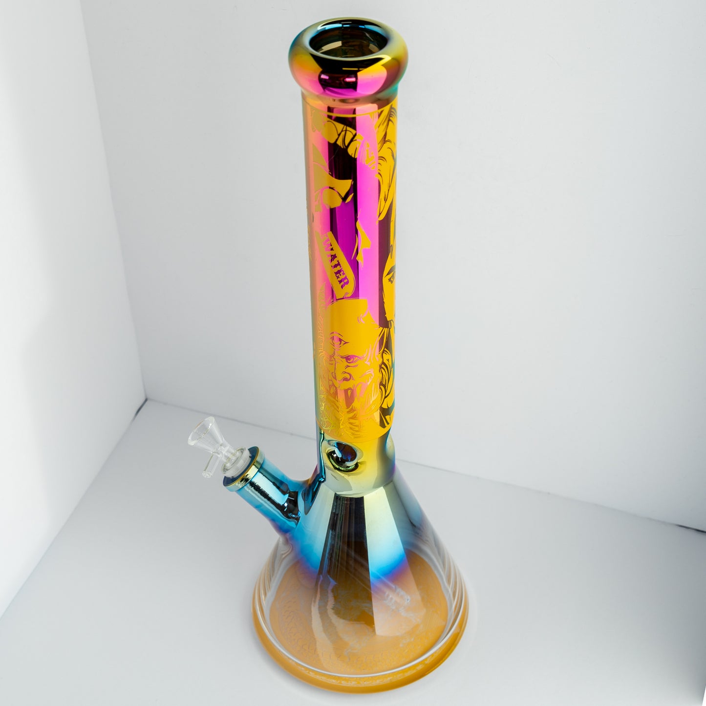 Metallic Multicolored Water Pipe