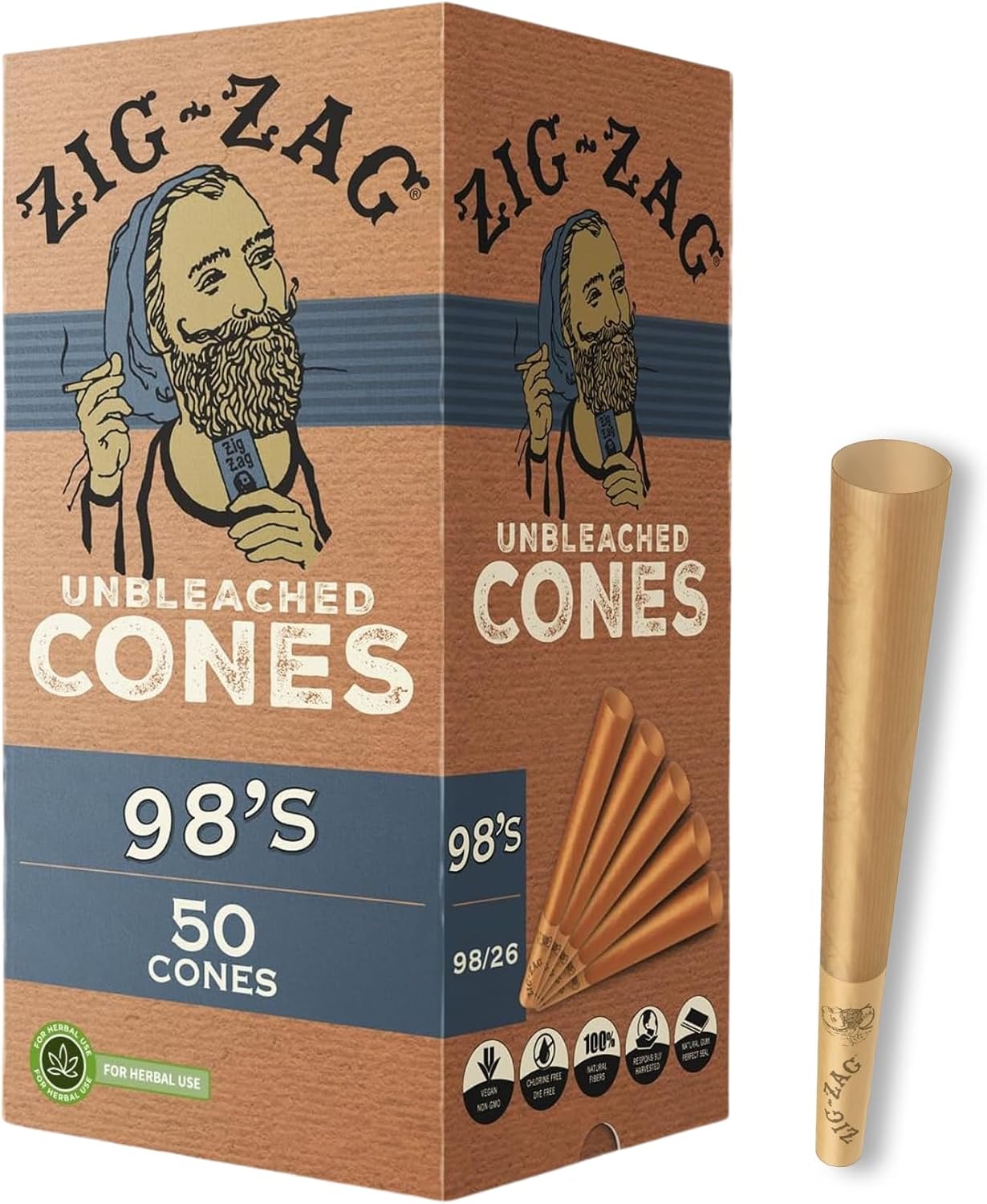 Zig-Zag Paper Cones