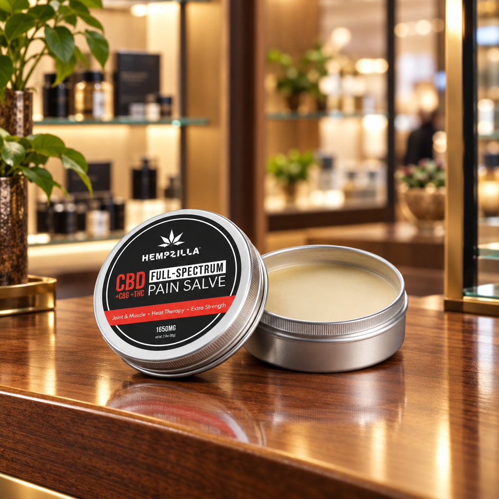 Hempzilla Full-Spectrum CBD Pain Salve (1,650mg)