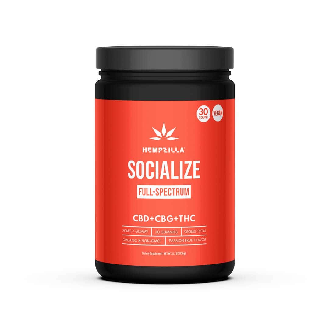 Hempzilla Full-Spectrum Vegan Gummies