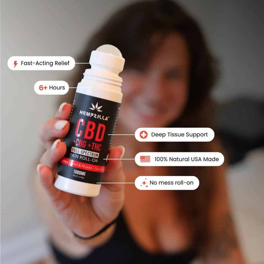 Hempzilla Full-Spectrum CBD Pain Relief Roll-On