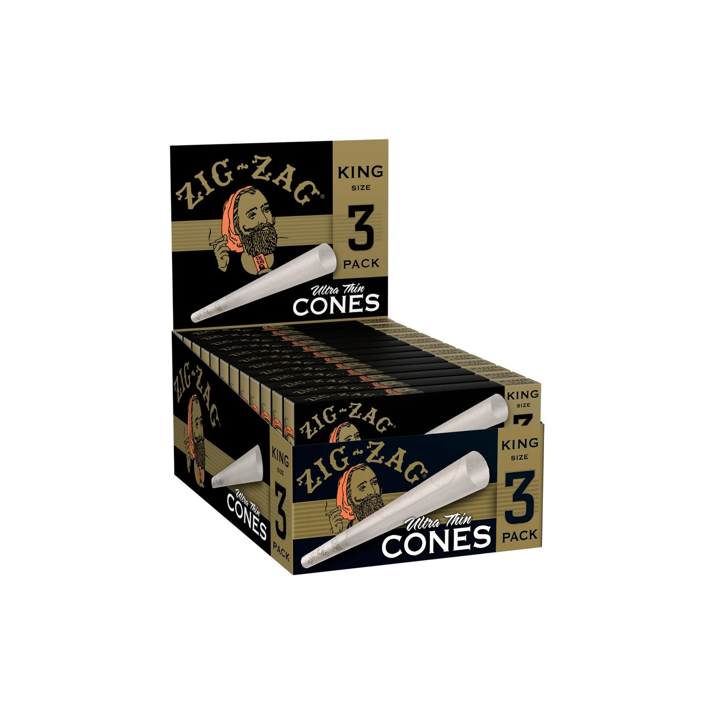 Zig-Zag Paper Cones
