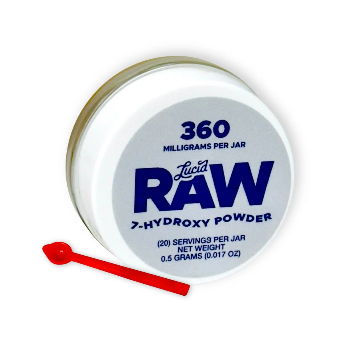 Lucid Raw 7OH Kratom Extract Powder – 360mg