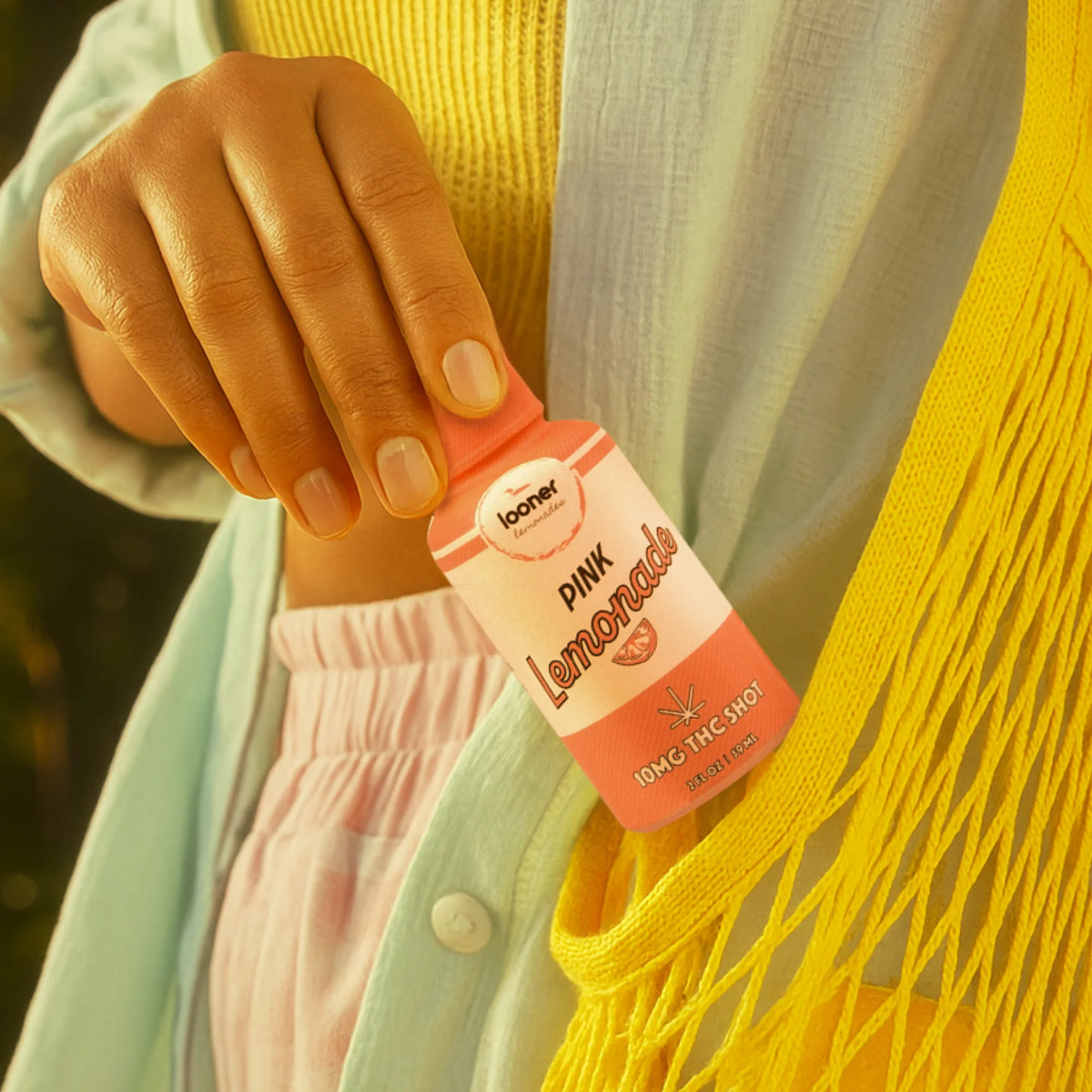 Looner 10mg THC Lemonade Shots (2oz Shooters)