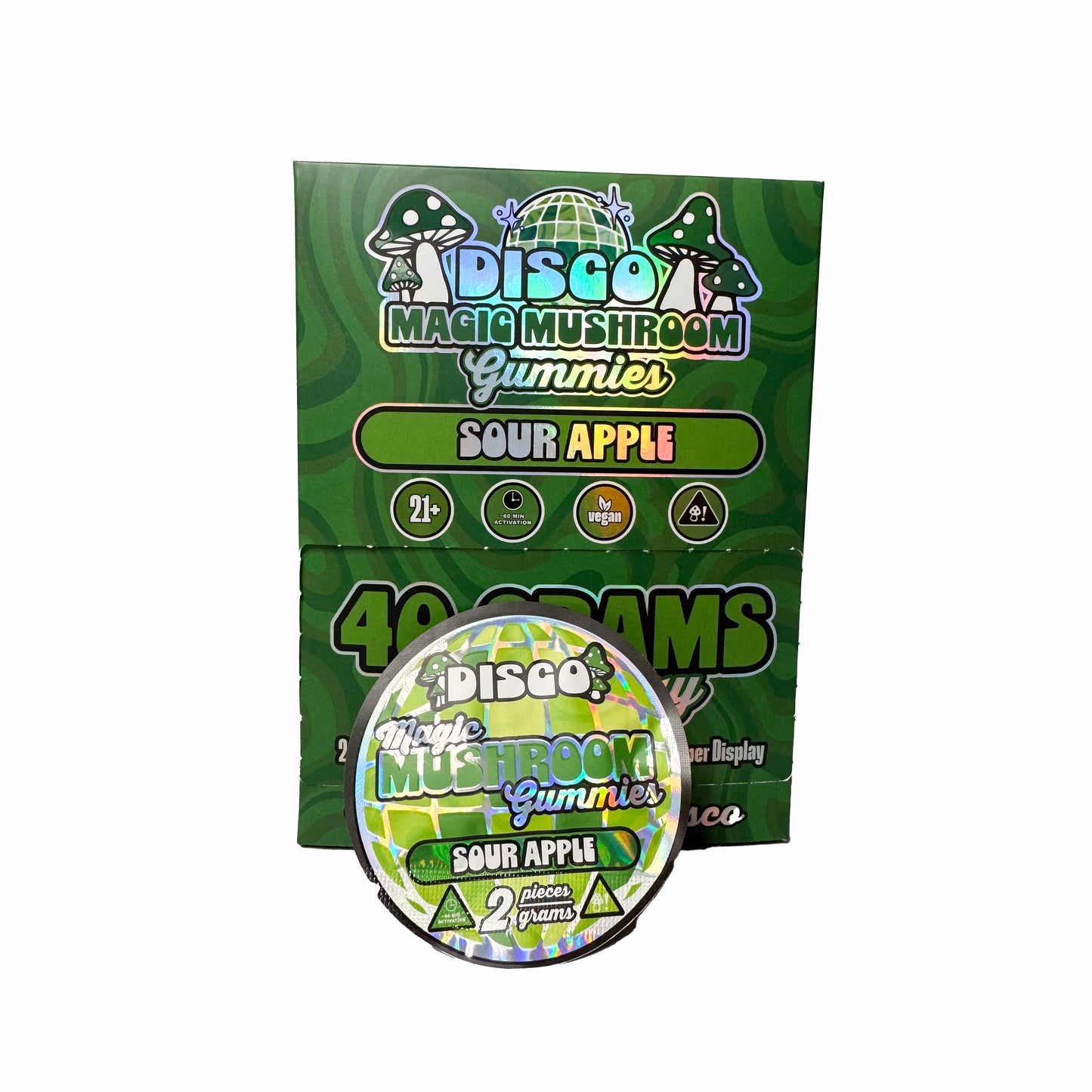 Disco Mushroom Gummies 40g Pack