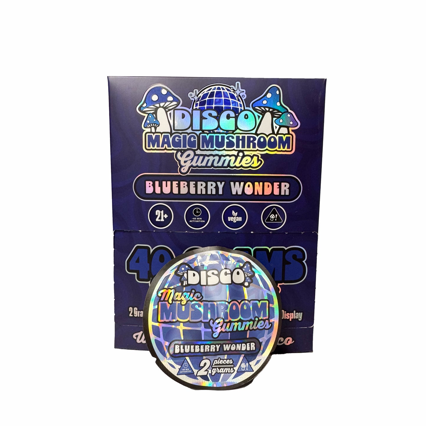 Disco Mushroom Gummies 40g Pack