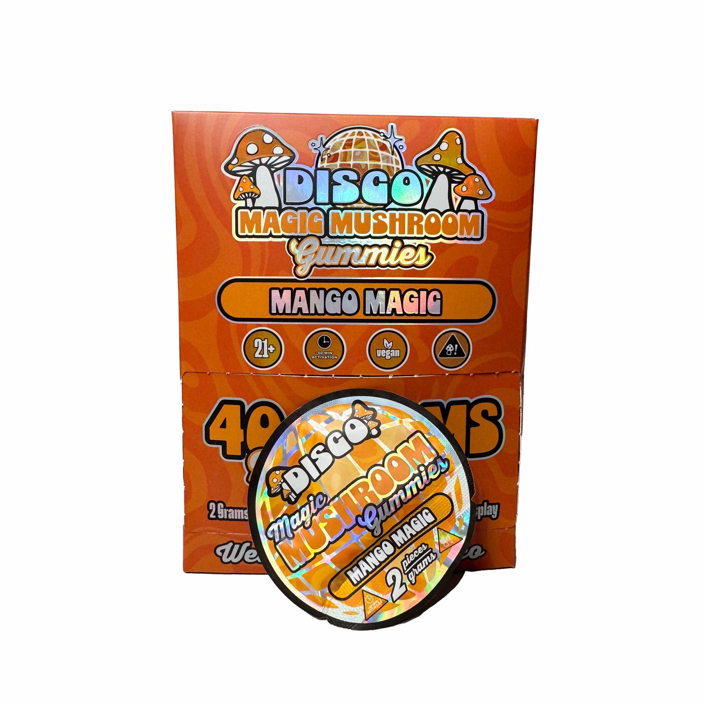 Disco Mushroom Gummies 40g Pack