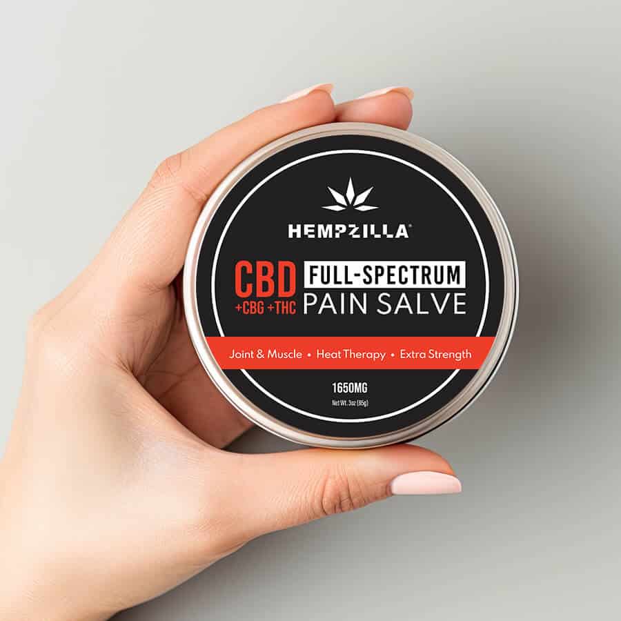 Hempzilla Full-Spectrum CBD Pain Salve (1,650mg)