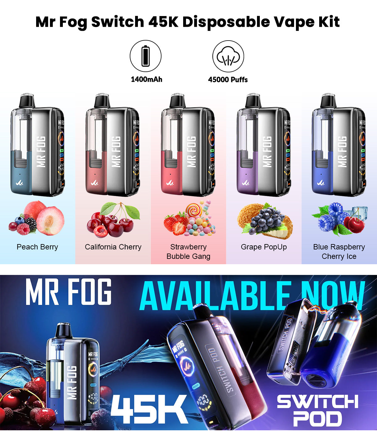 MR FOG Switch Pod (Pod Only)