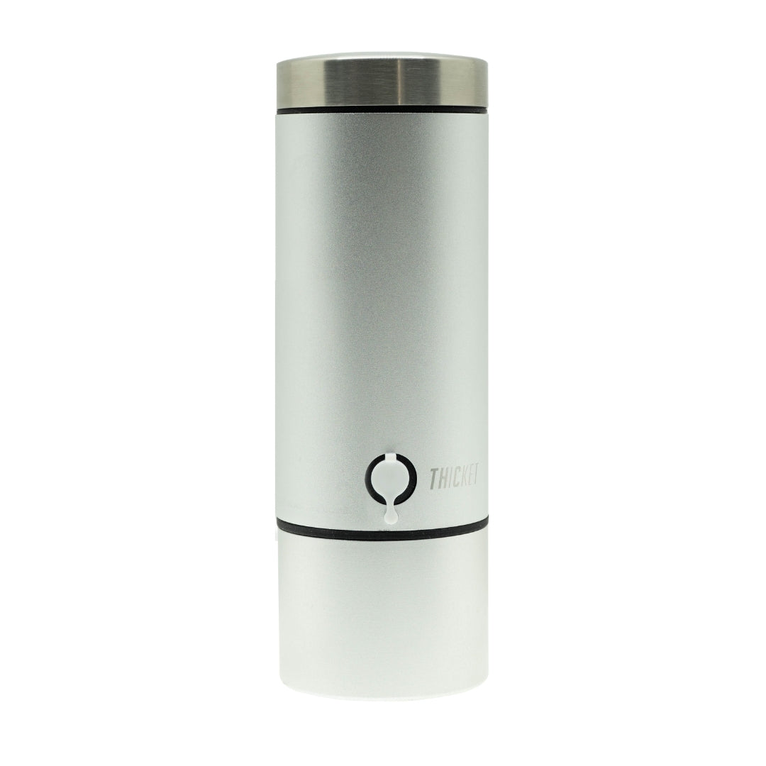 All-In-One Glass Pipe Percolator - Leak-Proof Cap, Battery Operated
